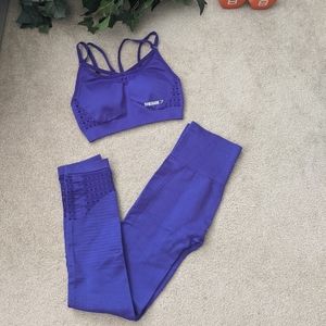 Gymshark Indigo Energy Seamless Set
